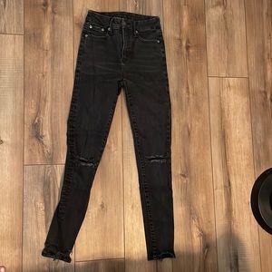 american eagle super hi rise jegging luxe stretch
